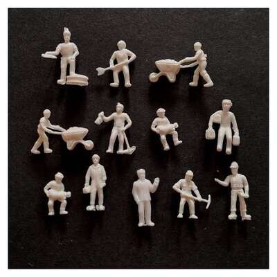 Miniatuur figuurtjes werklui