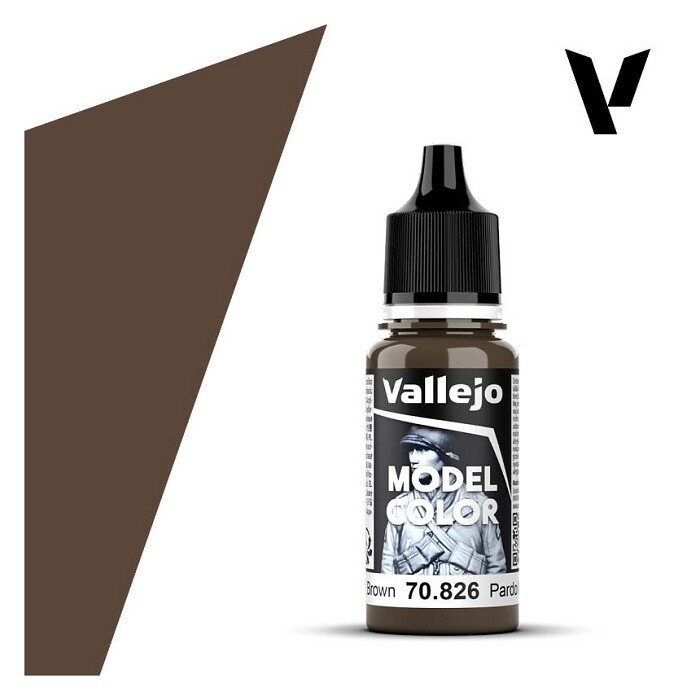 Vallejo model color Medium brown
