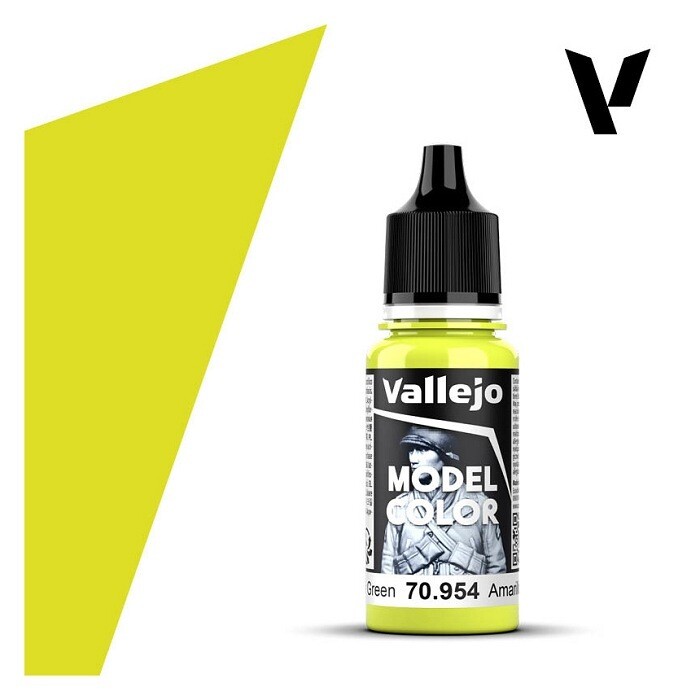Vallejo model color Yellow green