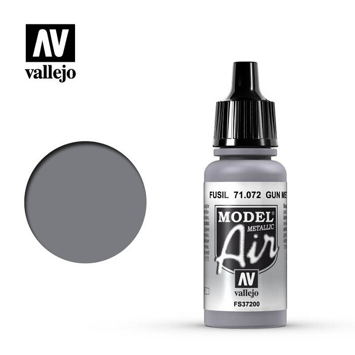 Vallejo model air Gunmetal Metallic