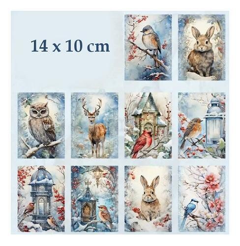 Déco papier hiver