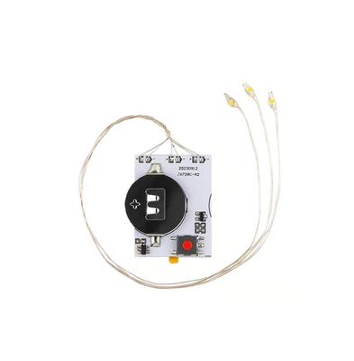Led lichtjes voor in een kaart