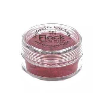 velvet powder glitter red