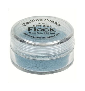 fluweel poeder soft blue