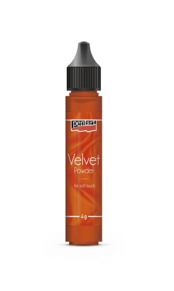 Velvet powder orange