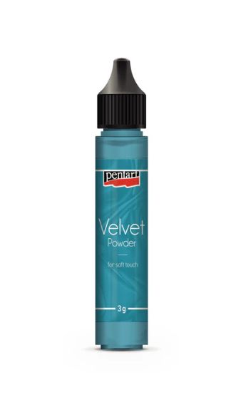Velvet powder turquoise
