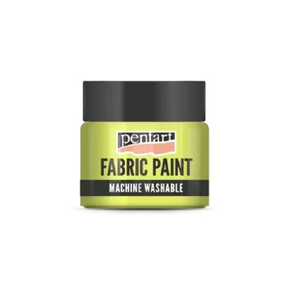 Fabric paint glow yellow