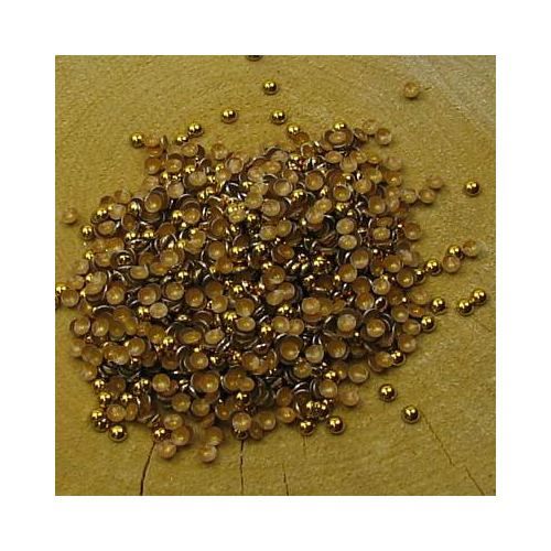 Hotfix  glanzend 3 mm antiek goud