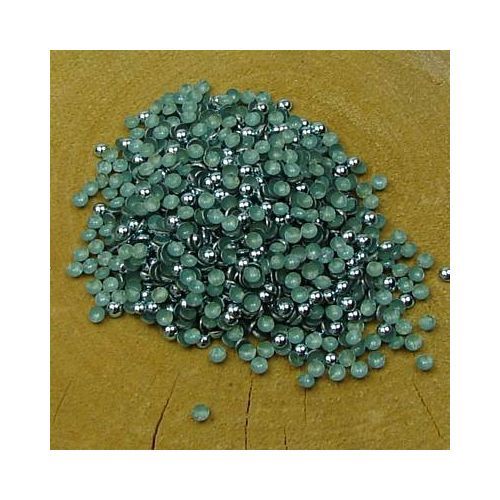 Hotfix  glanzend 3 mm turquoise groen