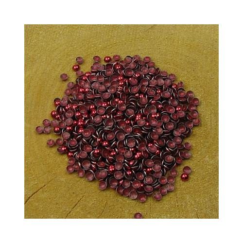 Hotfix  glanzend 3 mm bessen rood