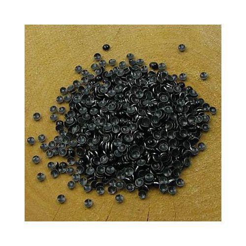 Hotfix  glanzend 3 mm zwart