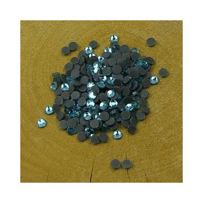 Hotfix-Strassstein 3 mm Aquablau