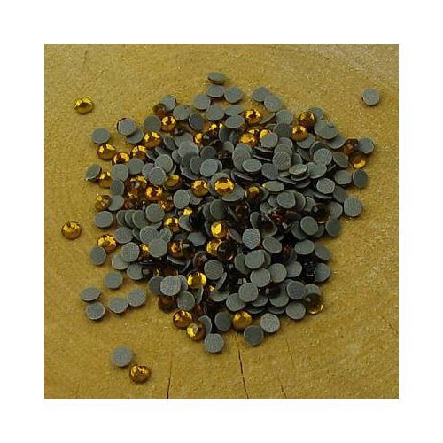 Hotfix  strass 5 mm oranje bruin