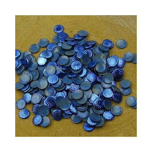 Hotfix  plat 7 mm blauw
