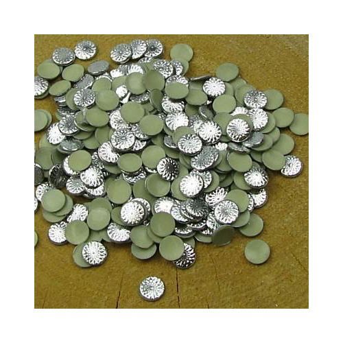 Hotfix  plat 7 mm zilver