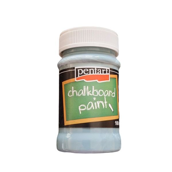 Chalkboard paint pentart country blue