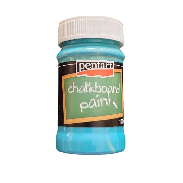 Chalkboard paint pentart turquoise