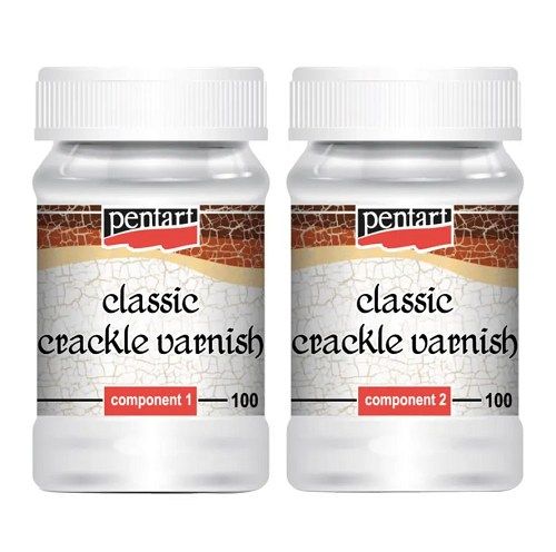 Pentart classic crackle varnish 2 componenten 100ml