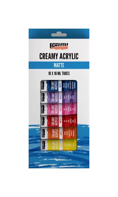 Creamy acrylic set matte