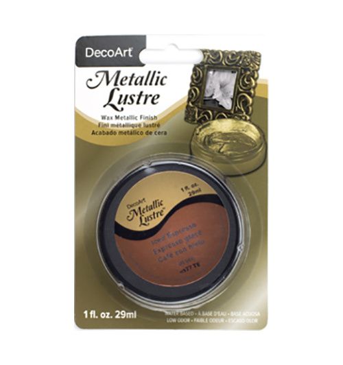 DecoArt metallic lustre Iced Espresso
