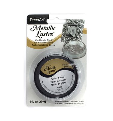 DecoArt metallic lustre Silver Spark