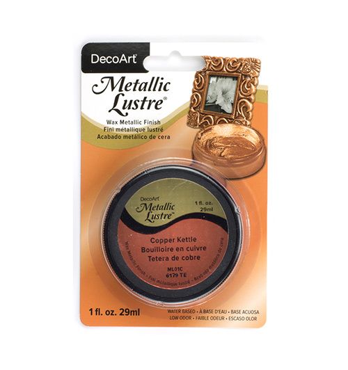 DecoArt metallic lustre Copper Kettle