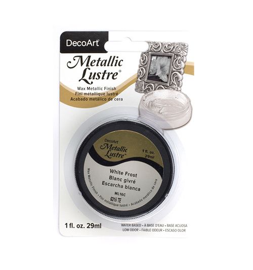 DecoArt metallic lustre White Frost