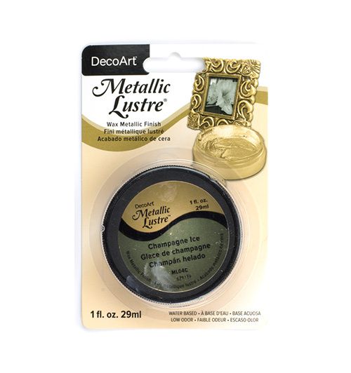 DecoArt metallic lustre Champagne Ice