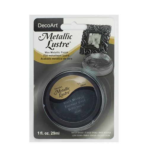 DecoArt metallic lustre Black Shimmer