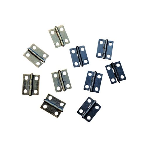 Scharnieren brons / zwart 10 stuks