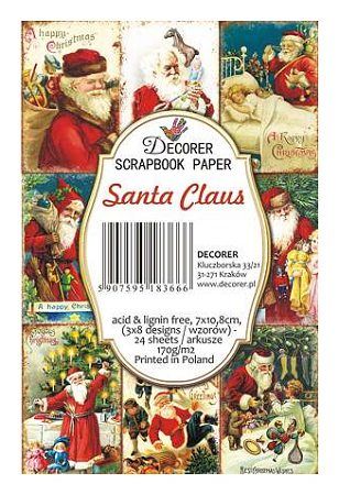 Decorer scrapbook paper Santa Claus nostalgie