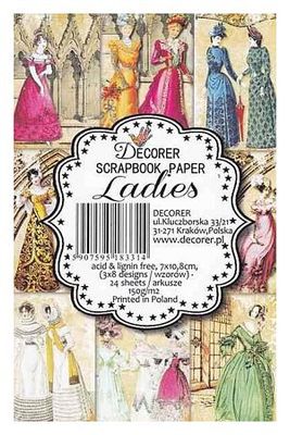 Decorer scrapbook paper Ladies