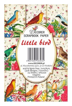 Decorer scrapbook paper Little bird