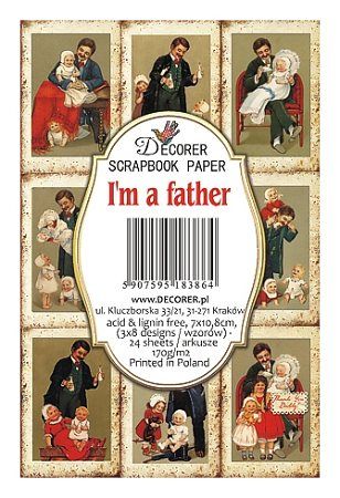 Decorer scrapbook paper I'm a father