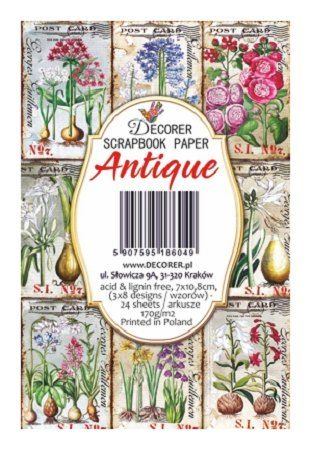 Decorer scrapbook paper Antique