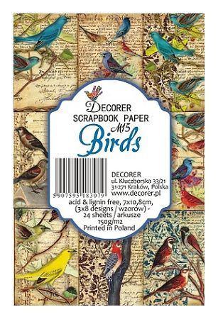 Decorer scrapbook paper birds