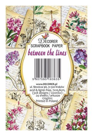 Decorer scrapbook paper Between the lines