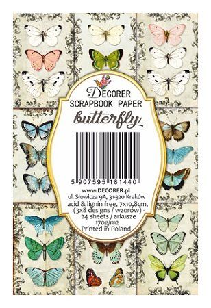 Decorer scrapbook paper butterfly