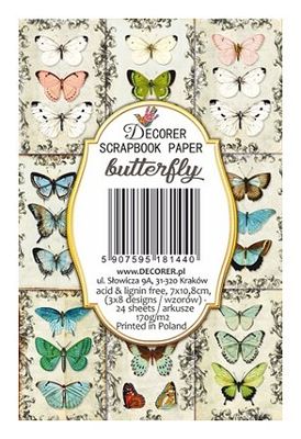 Decorer scrapbook paper butterfly