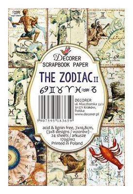 Decorer scrapbook paper The zodiac 2 sterrenbeelden