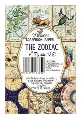 Decorer scrapbook paper The zodiac sterrenbeelden