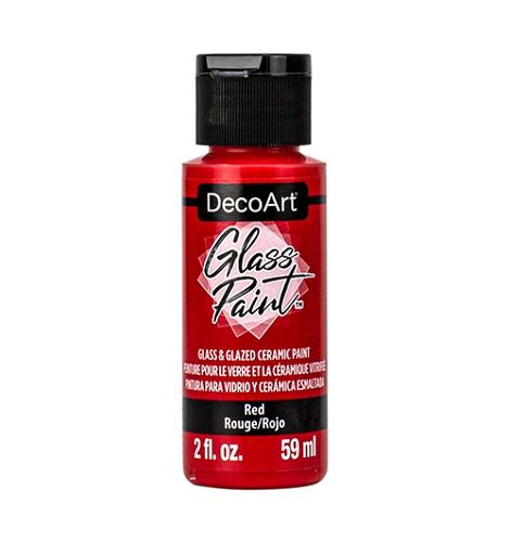 Glass Paint red