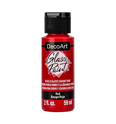 Glass Paint red