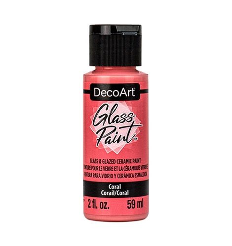 Glass Paint coral