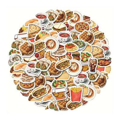 Stickers eten en  drinken