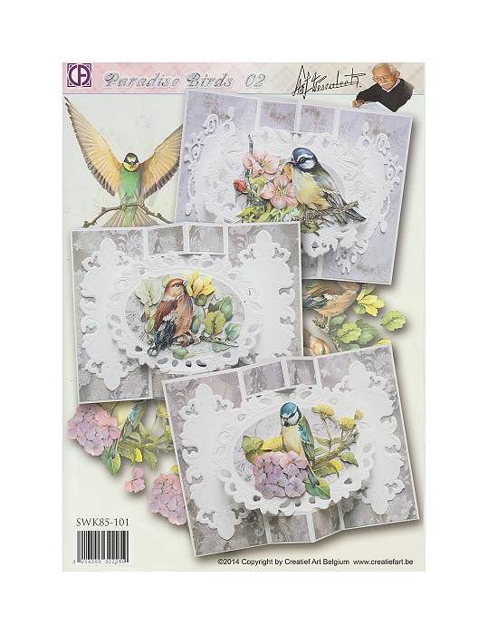 stansvellen set creatief art paradise birds