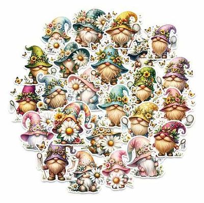 Stickers lente gnome