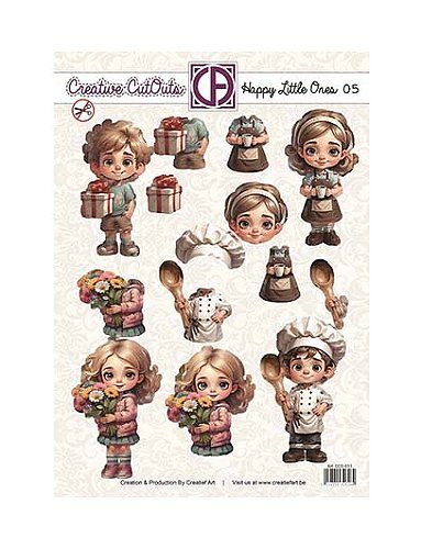 Stansvel Creatief art Happy little ones 05