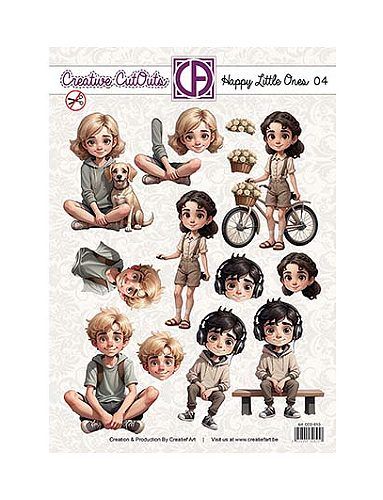 Stansvel Creatief art Happy little ones 04