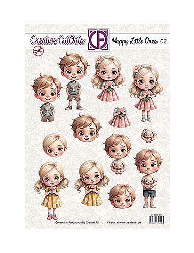 Stansvel Creatief art Happy little ones 02